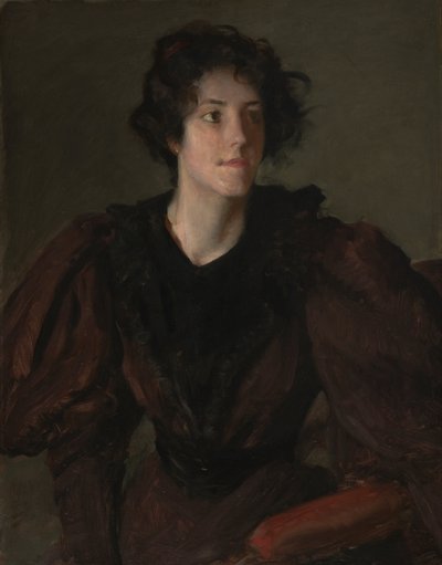 Studie van een Jonge Vrouw door William Merritt Chase